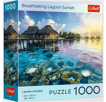 PUZZLE 1000 USA COLLECTION BREATHTAKING LAGOON