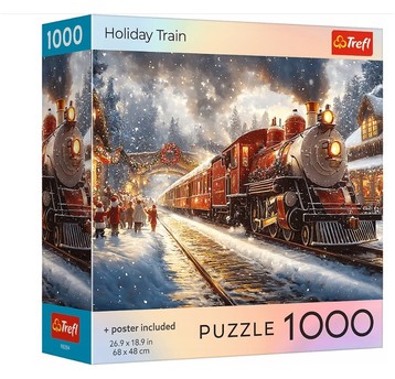 PUZZLE 1000 USA COLLECTION HOLIDAY TRAIN 99284