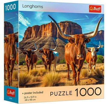 PUZZLE 1000 USA COLLECTION LONGHORNS 99280