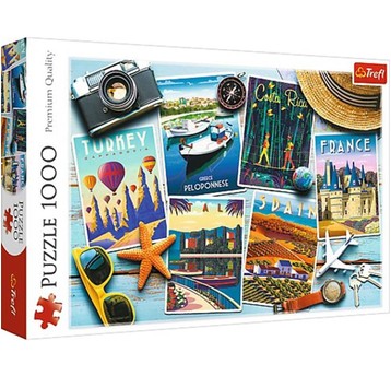 PUZZLE 1000 WAKACYJNE POCZTÓWKI 10714