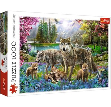 PUZZLE 1000 WILCZA RODZINA 10558
