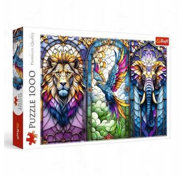 PUZZLE 1000 WITRAZ ZWIERZĘTA 10957