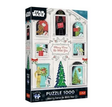 PUZZLE 1000 XMAS PREMIUM NIECH MOC BĘDRZIE Z 12087