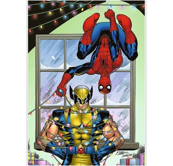 PUZZLE 1000 XMAS PREMIUM SPIDER MAN ŚWIĘTA 12088