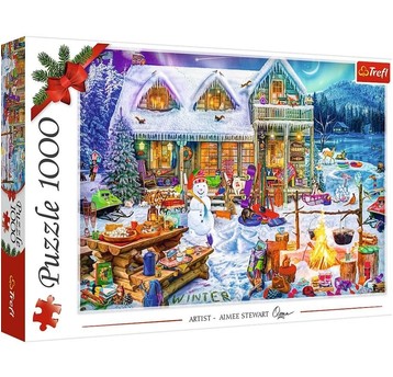PUZZLE 1000 XMAS ZIMOWY CZAS 10948