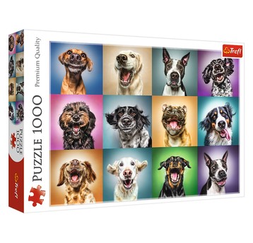 PUZZLE 1000 ZABAWNE PSIE PORTRETY 10462