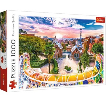 PUZZLE 1000 ZACHÓD SŁOŃCA NAD BARCELONĄ 10711