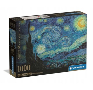 PUZZLE 1000EL.MUSEUM VAN GOGH THE STARY NIGHT 0658