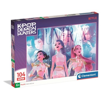 PUZZLE 104 SUPER KOLOR K-POP DEMON HUNTERS 27257