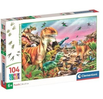 PUZZLE 104 SUPER KRAINA DINOZAURÓW 7683