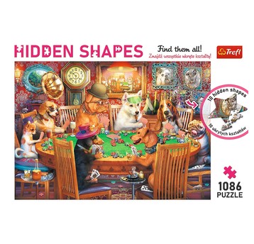 PUZZLE 1086 HIDDEN SHAPES WIECZÓR GIER 10749