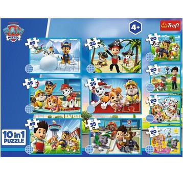 PUZZLE 10W1 DZIELNA DRUŻYNA PSIEGO PATROLU 96012