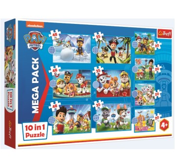 PUZZLE 10W1 NIEZAWODNA DRUŻYNA PSIEGO PATROL 96001