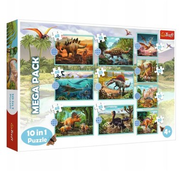 PUZZLE 10W1 W ŚWIECIE DINOZAURÓW 90390
