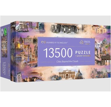 PUZZLE 13500 UFT CITIES BEYOND THE CLOUDS 81030