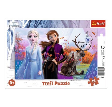 PUZZLE 15 RAMKOWE MAGI. ŚWIAT ANNY I ELSY 31348