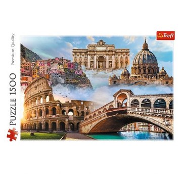 PUZZLE 1500 ULUBIONE MIEJSCA WŁOCHY 26203