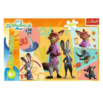 PUZZLE 160 RAZEM W ZOOTOPII 15429