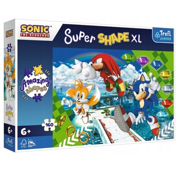 PUZZLE 160 XL SUPER SHAPE WESOŁY SONIC 50038