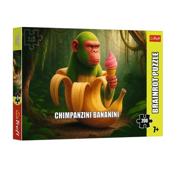 PUZZLE 200 BRAIN ROTS CHIMPANZINI BANANINI 13365