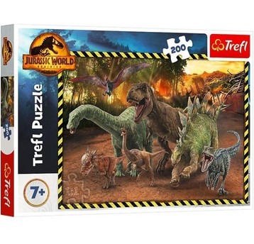 PUZZLE 200 DINOZAURY Z PARKU JURAJSKIEGO 13287