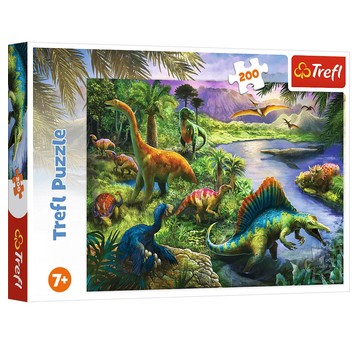 PUZZLE 200 DRAPIEŻNE DINOZAURY 13281
