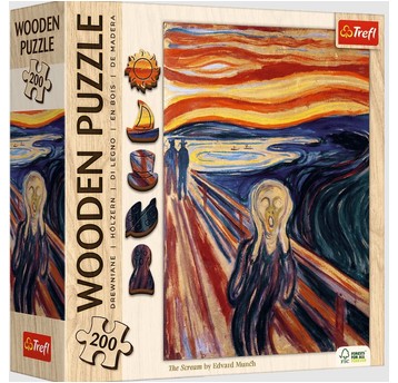 PUZZLE 200 DREWNIANE KRZYK 20252