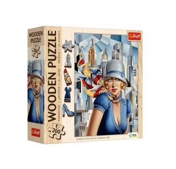 PUZZLE 200 DREWNIANE LATO W MIEŚCIE 20251