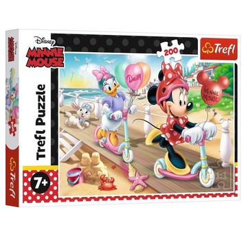 PUZZLE 200 MINNIE NA PLAŻY 13262