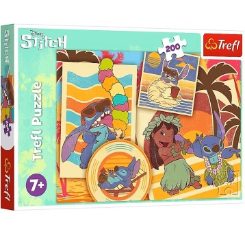 PUZZLE 200 MUZYCZNY SWIAT LILO&STITCH 13304