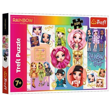 PUZZLE 200 PRZYJAŹŃ RAINBOW HIGH 13289