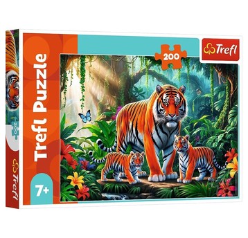 PUZZLE 200 TYGRYSIE ZWYCZAJE 13330