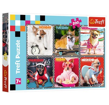 PUZZLE 200 WESOŁE PSY 13279
