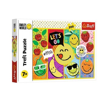 PUZZLE 200 WESOŁY SMILEY 13297