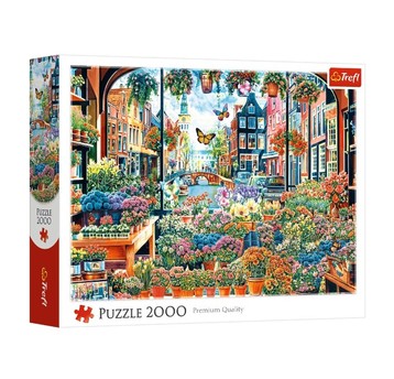 PUZZLE 2000 - KWIACIARNIA W AMSTERDAMIE 27128