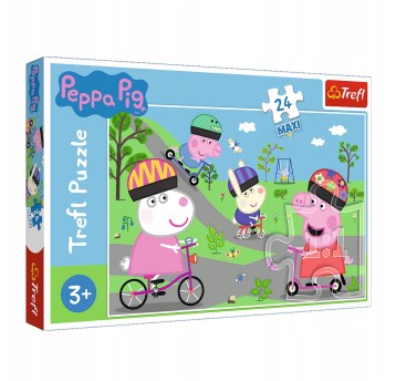 PUZZLE 24 MAXI AKTYWNY DZIEŃ ŚWINKI PEPPY 14330