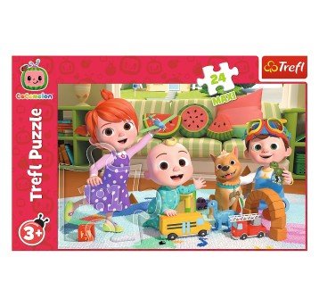 PUZZLE 24 MAXI COCOMELON GOTOWI NA PRZYGODĘ 14363