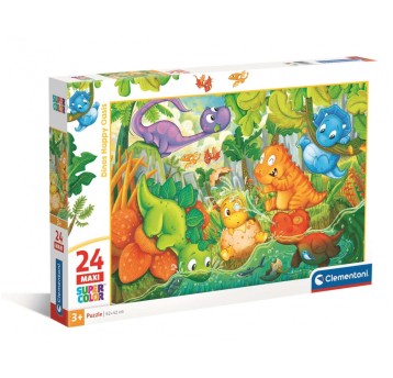 PUZZLE 24 MAXI DINOS HAPPY 5242
