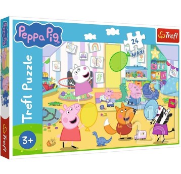 PUZZLE 24 MAXI PIĘKNA PEPPA 14367