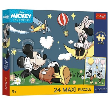 PUZZLE 24 MAXI PRZYJACIELE MYSZKI 14390