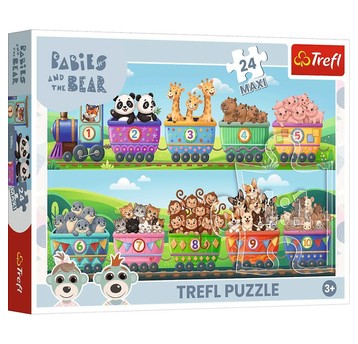PUZZLE 24 MAXI ŚWIAT MAŁYCH PRZYGÓD 14383
