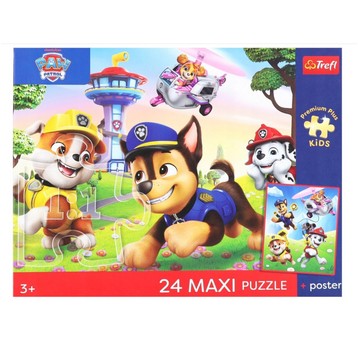 PUZZLE 24 MAXI WESOŁY SPACER 14388