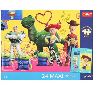 PUZZLE 24 MAXI ZABAWKI I PRZYJACIELE 14394