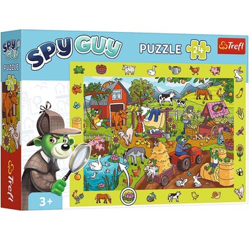 PUZZLE 24 OBSERWACYJNE SPY GUY FARMA 15589