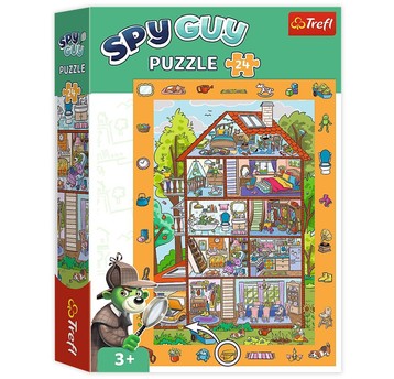 PUZZLE 24 OBSERWACYJNE SPY GUY W DOMU 15593