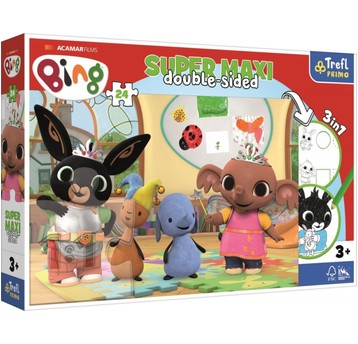 PUZZLE 24 SUPER MAXI BING Z PRZYJACIÓŁMI 41003