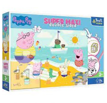 PUZZLE 24 SUPER MAXI RADOSNY DZIEŃ PEPPY 41010