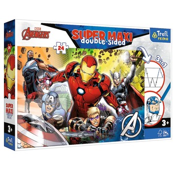 PUZZLE 24 SUPER MAXI SILNI AVENGERS 41007