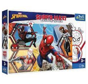 PUZZLE 24 SUPER MAXI SPIDER WYRUSZA DO AKCJI 41006