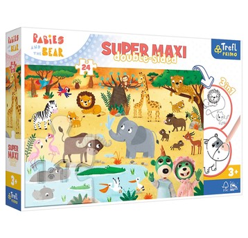 PUZZLE 24 SUPERMAXI BOBASKI NA SAFARI 41009